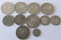 Australian 1938 silver crown with four 1937