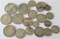 Australian assorted silver coins
