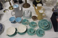 Poole pottery coffee ports, cups/ saucers etc.