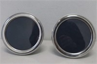 A pair of Sterling Silver Photo frames