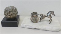 Two Israeli Zadok Arts small sculptures