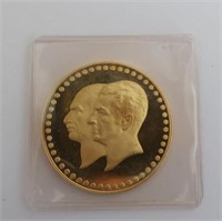 Iran 50th Anniversary Pahlavi Dynasty gold coin