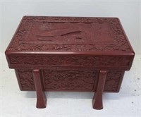 Good Japanese red lacquer storage box