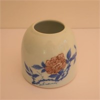 Chinese white glaze floral porcelain water pot