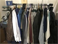 LOT OF MEN'S CLOTHING AND SHOES