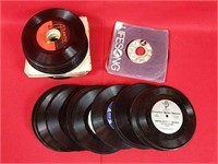Large Collection of Vinyl 45 Records
