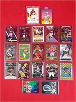 Nineteen Miscellaneous Football Cards