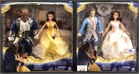 2 Beauty And The Beast Dolls In Box