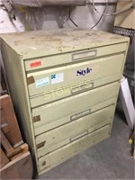 4 Drawer Parts Cabinet & Contents; Fasteners,