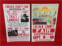 Two Lincoln County Fair Posters