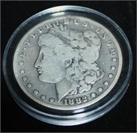 Coin & Currency - 1882 CC Morgan, $2 Silver Cert