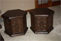 Pair of Side Tables 27 x 23 x 21H