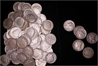 Coins - 75 Silver Dimes