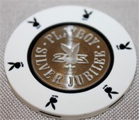 Playboy Silver Anniv. Poker Chips (3 lots)