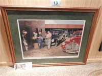 "The Pay Off" by Mel Steele framed print