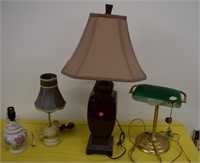 Table Lamps,  4 lamps, student lamp