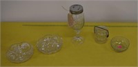 Pressed glass bowls, Ball Jars