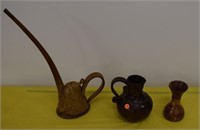 Pottery Pitchers and Vase