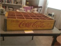 Coca Cola Bottle Wood Bottle Case