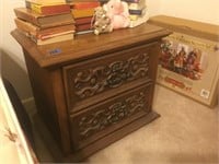 Spanish Revival Nightstand End Table