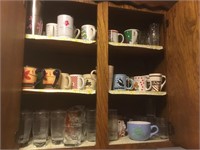 Entire Cabinet of Drinkware & Glasses