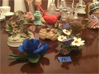 Collection of Birds & Music Boxes
