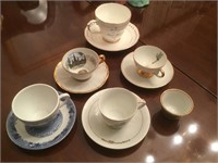 Collection of Various Tea Cups