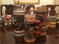 Collection of Beer Steins