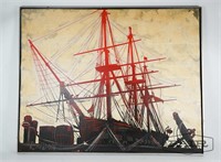 R.Millerson Original Ship Painting