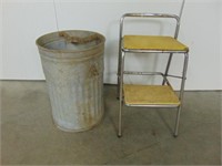 Stool & Can