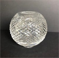 Waterford Crystal Footed Rose Bowl