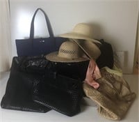 Selection of Purses, Handbags and Hats