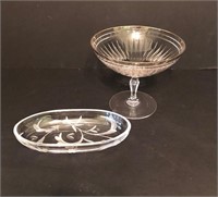 Marquis by Waterford Crystal Compote and Dish