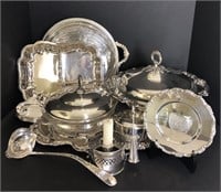 Assortment of Silverplate Items