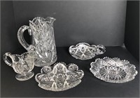 Selection of Cut Crystal Items