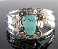 Sterling Silver Turquoise Bracelet