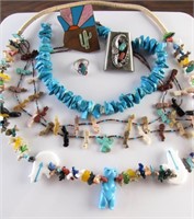 Group of Southwest Style Jewelry, Fetish