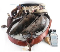 Group of Stirrups, Collars and Accessories