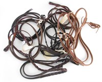 Collection of Leather Horse Reins