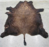 Tanned Buffalo Hide Area Rug
