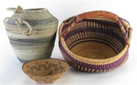 Handmade Baskets and Bowl