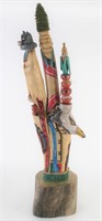 Darin Calnimptewa Native American Wood Carving