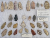 Collection of Cased Arrowheads