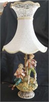Beautiful Capodimonte Lamp # 1