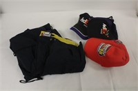 Lot of Hats & Pants Fedex Racing