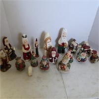 17 Pcs Christmas Figurines including Jim Shore