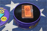 Smokin' Joe's Racing Polished Zippo Lighter in tin