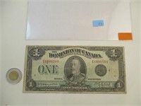 1 Billet de 1 Dollars du Canada de 1923