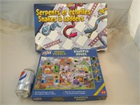 Lot de jeux pour enfants Serpents et échelles