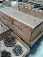 Merck & Co.Inc wood box